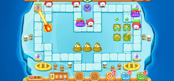 保卫萝卜2第110关怎么过3