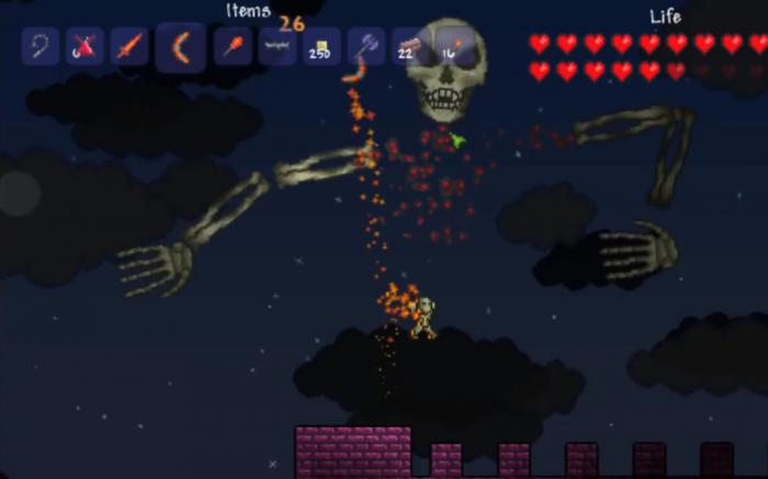 泰拉瑞亚1.3专家骷髅王怎么打3