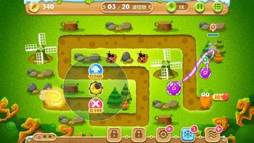 保卫萝卜2第21关怎么玩2