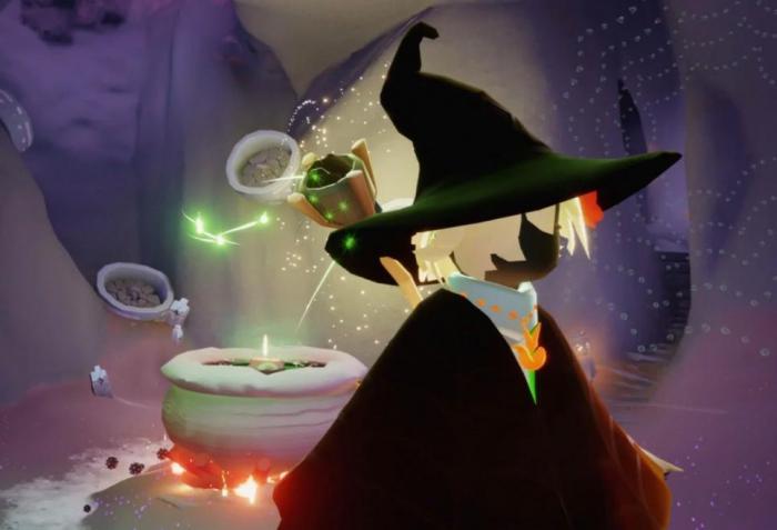 光遇女巫扫把如何飞出去1