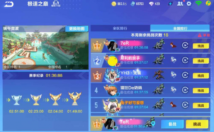 qq飞车手游端午竞渡怎么跑2