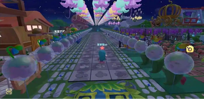 摩尔庄园水母灯怎么挂在树上1