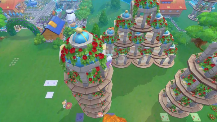 摩尔庄园空中花园底下怎么放东西3