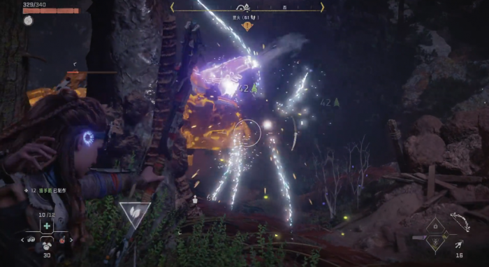 地平线西之绝境鳄龟兽怎么打2