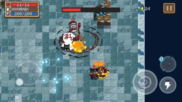 元气骑士雪人王怎么打1