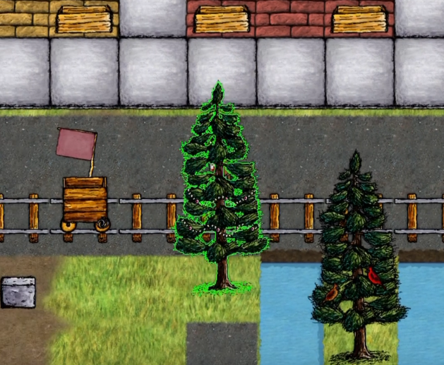 希望之村怎么做出圣诞树1