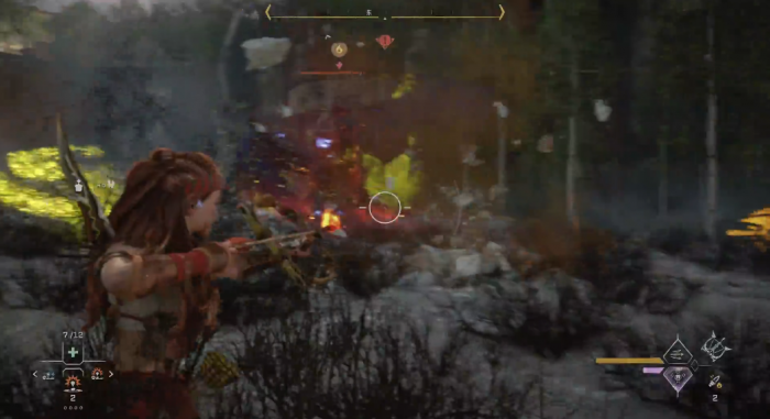 地平线西之绝境恐翼兽怎么打2