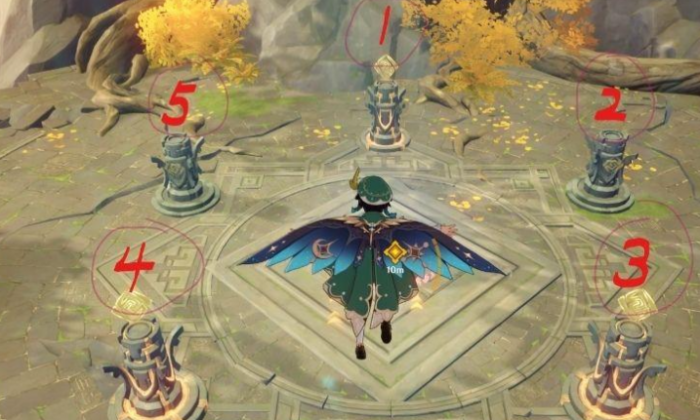 原神曲径通幽之处石柱怎么点亮1