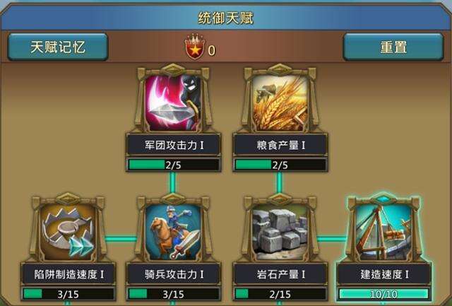 王国纪元统御天赋怎么获得1