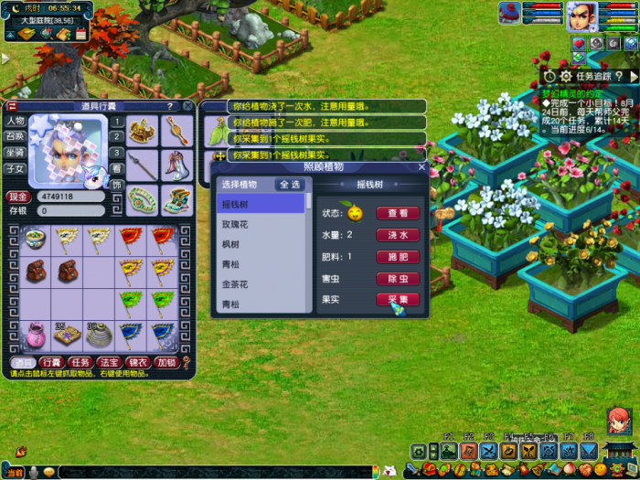 梦幻西游二级花给什么2