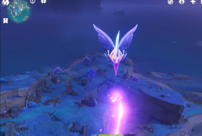 原神海边雷神瞳怎么拿1