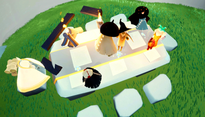 光遇吃饭的地方可以放什么道具1