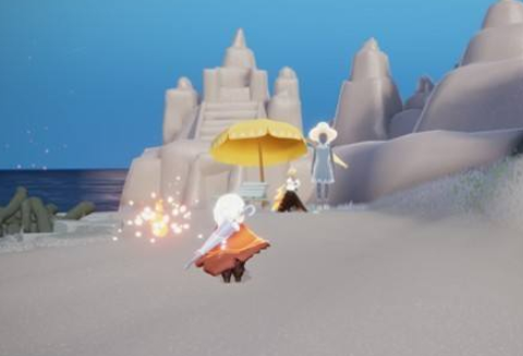 光遇怎么让夏日先祖打伞2