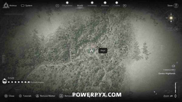 刺客信条影钥匙位置大全16