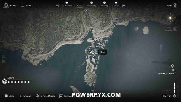 刺客信条影钥匙位置大全48