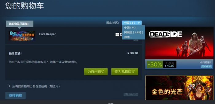 steam阿根廷区如何支付10