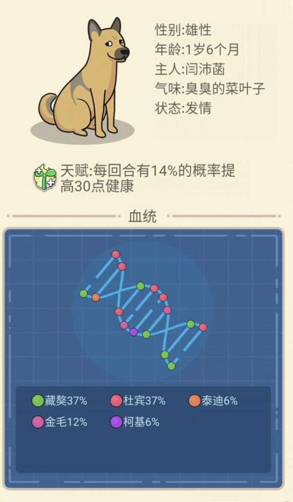 狗生模拟器如何生出混血狗1