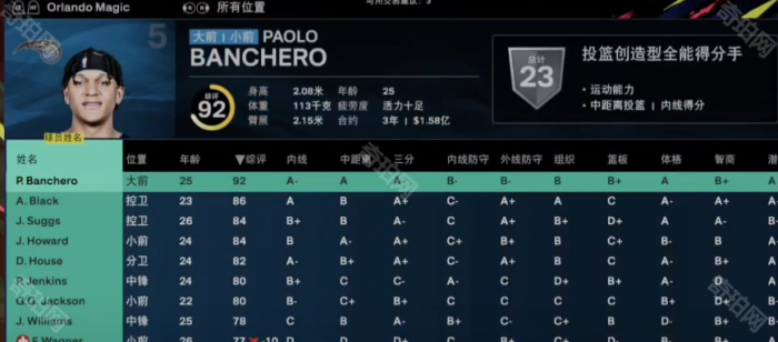 《NBA2K25手游》生涯模式球员交易方法3