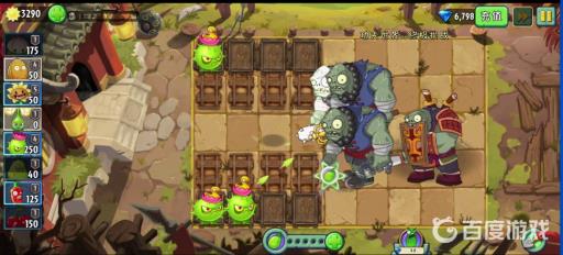 植物大战僵尸2持刀大侠怎么打?5