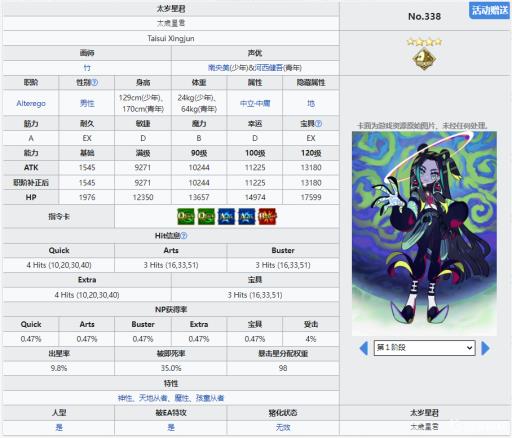 fgo太岁星君强度如何?1