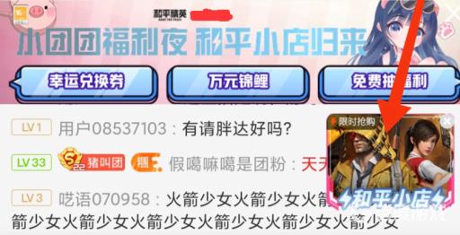 和平精英电脑斗鱼和平小店在哪里?2