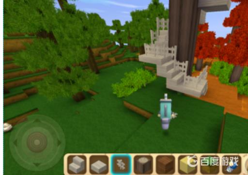 迷你世界旋转楼梯怎么做?7