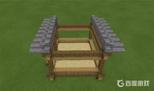 迷你世界古风屋檐怎么做?6