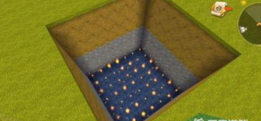 迷你世界的水池里的水怎么装满?1