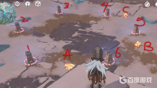 原神三个火灵怎么开六个柱子?2