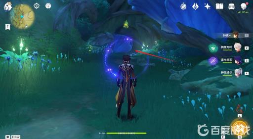 原神擎电树旁边的传送在哪?3