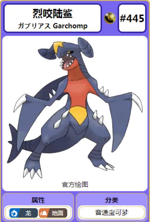 宝可梦剑盾烈咬陆鲨在哪?1