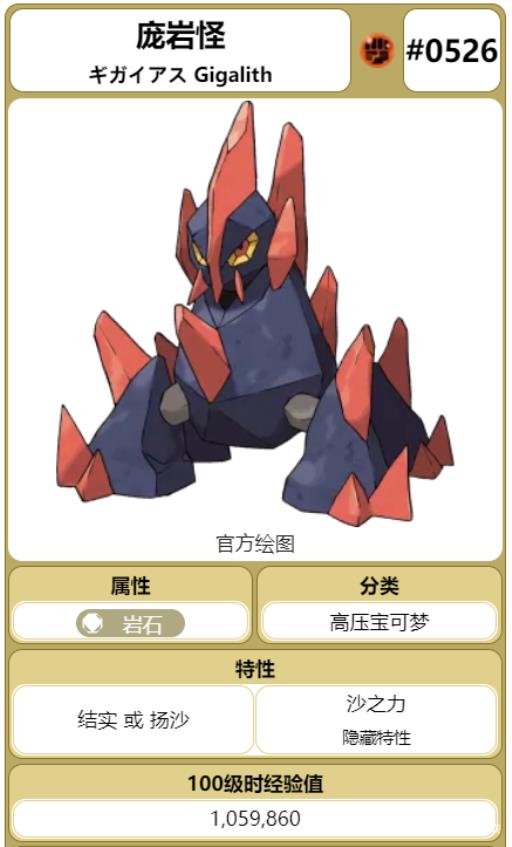 口袋妖怪庞岩怪什么性格好?1