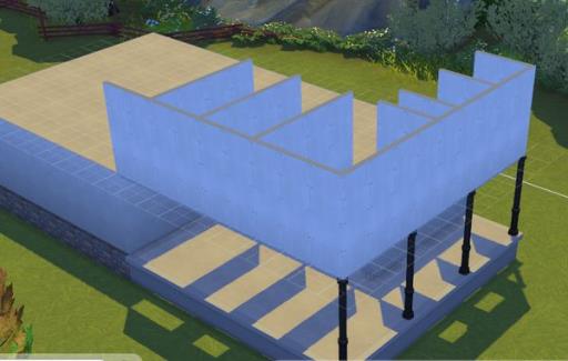 模拟人生4透明平屋顶怎么弄?3