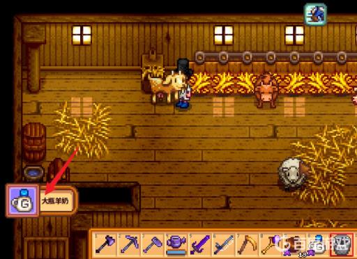 星露谷大瓶羊奶怎么收集?6