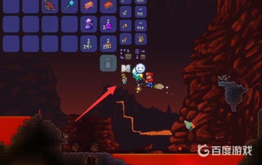 泰拉瑞亚把向导推入岩浆里会召唤肉山吗?4