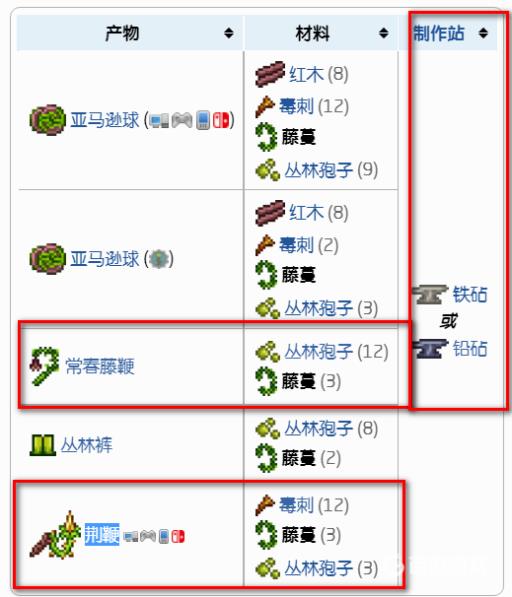 泰拉瑞亚藤蔓鞭子怎么做?2