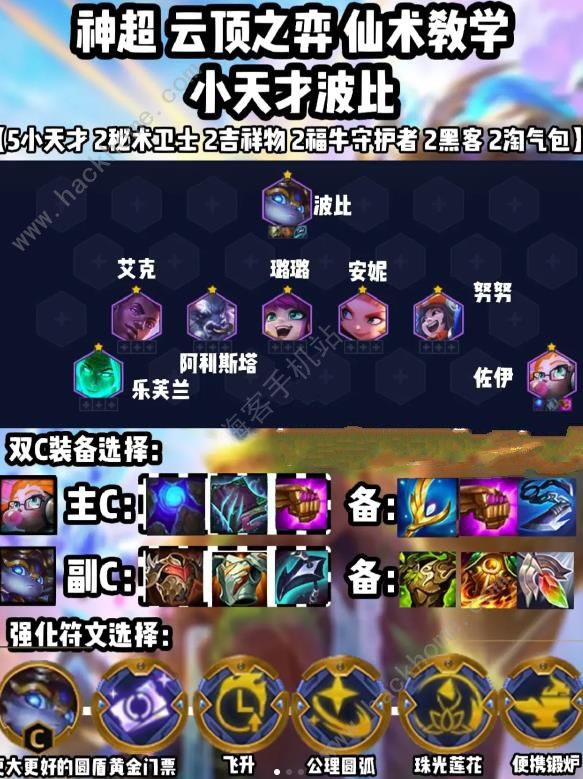 云顶之弈5小天才赌波比阵容攻略_云顶之弈5小天才赌波比阵容攻略详解