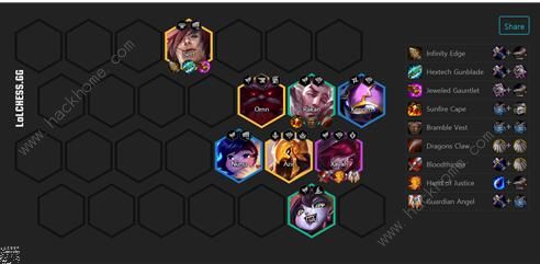 云顶之弈11.2森林霞阵容怎么搭配_云顶 森林霞