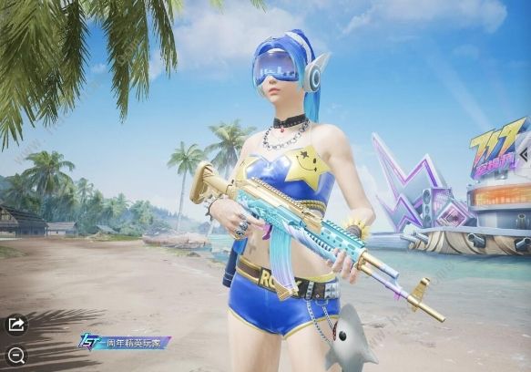 和平精英火箭少女比基尼照片图1