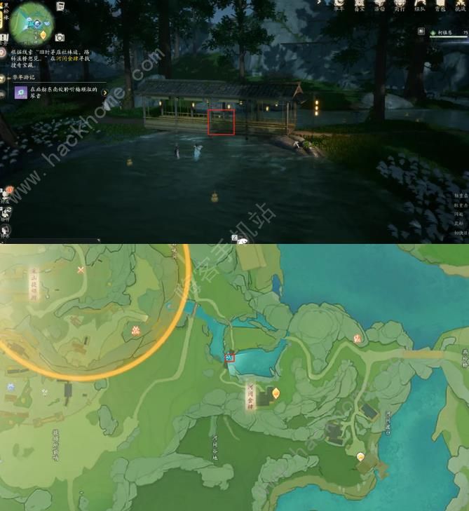 射雕手游黑松林进阶宝藏图位置大全7