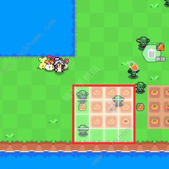 海岛时光种田挖矿洒水器怎么放在农作物中间1