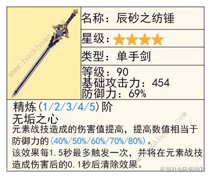 原神千织武器属性是什么4