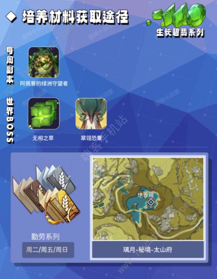 原神瑶瑶培养材料全收集攻略3