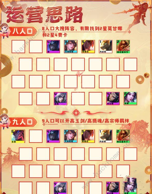 云顶之弈玉剑摄魂莫甘娜阵容搭配攻略6