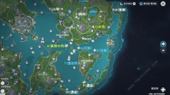 原神枫丹伊黎耶10个芒荒机关在哪2