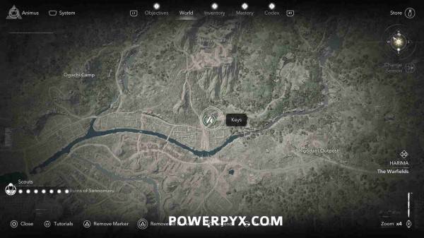 刺客信条影钥匙收集攻略6