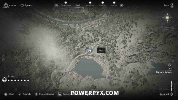 刺客信条影钥匙收集攻略60