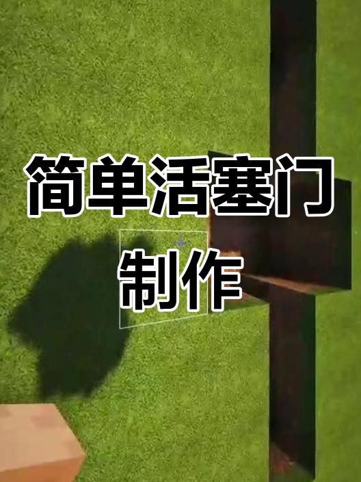 我的世界如何做活塞门_我的世界怎么做一个活塞门