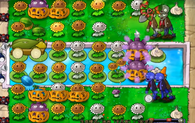 植物大战僵尸泳池无尽怎么打1