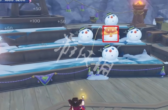 原神炽魂斗士的雪界之旅飞玉趣掷第1关攻略5